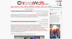 Desktop Screenshot of chronoswatts.com