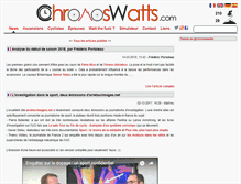 Tablet Screenshot of chronoswatts.com